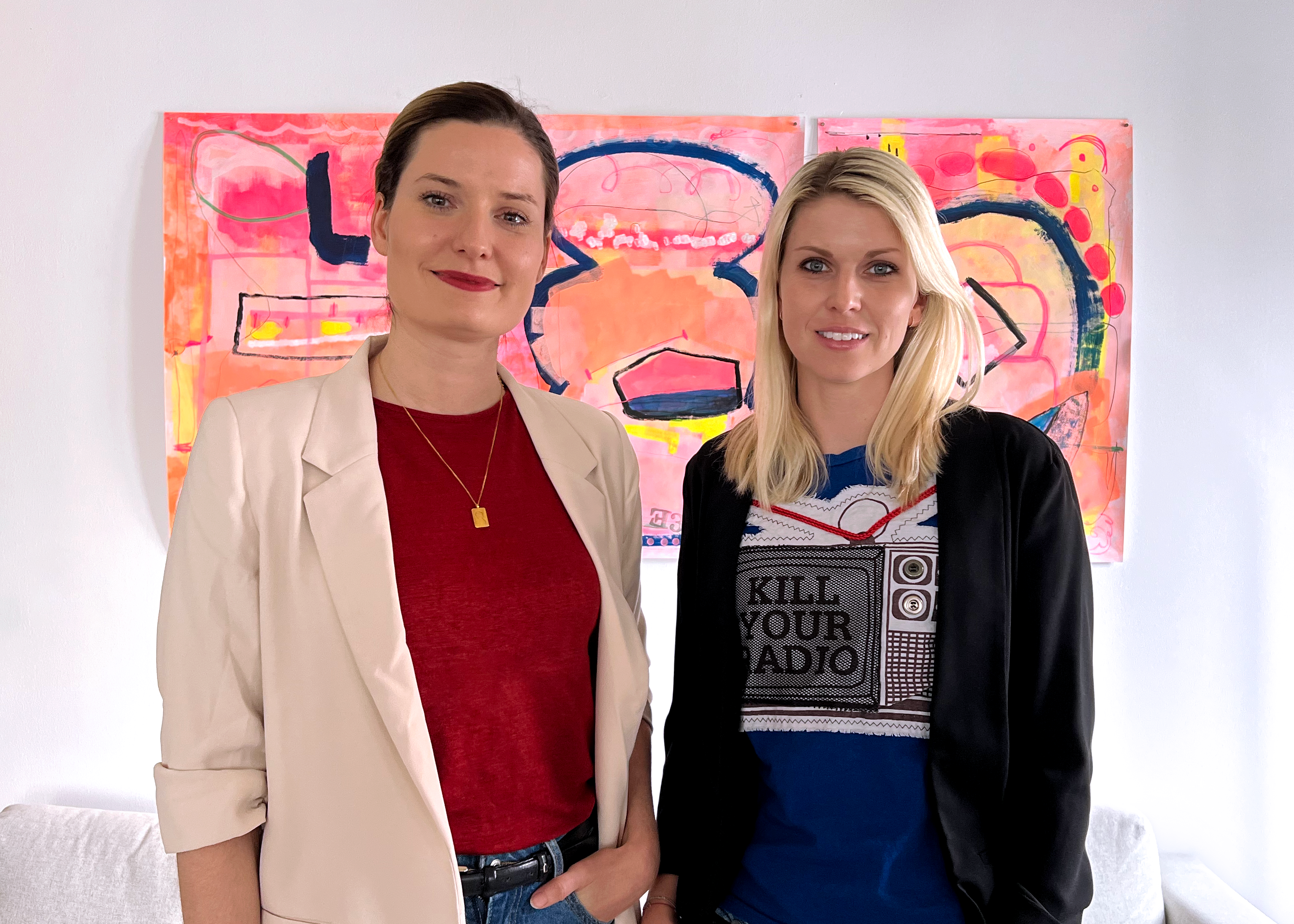 Foto von Nadine Kriegelstein und Julia Lewandowski, Formatentwicklerinnen bei Das Rund.