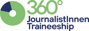 Logo 360° JournalistInnen Traineeship